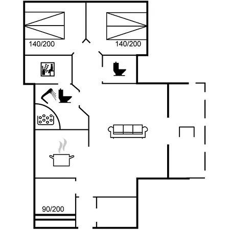 بيت للعطل Annelore - 400m From The Sea By Interhome Hejls